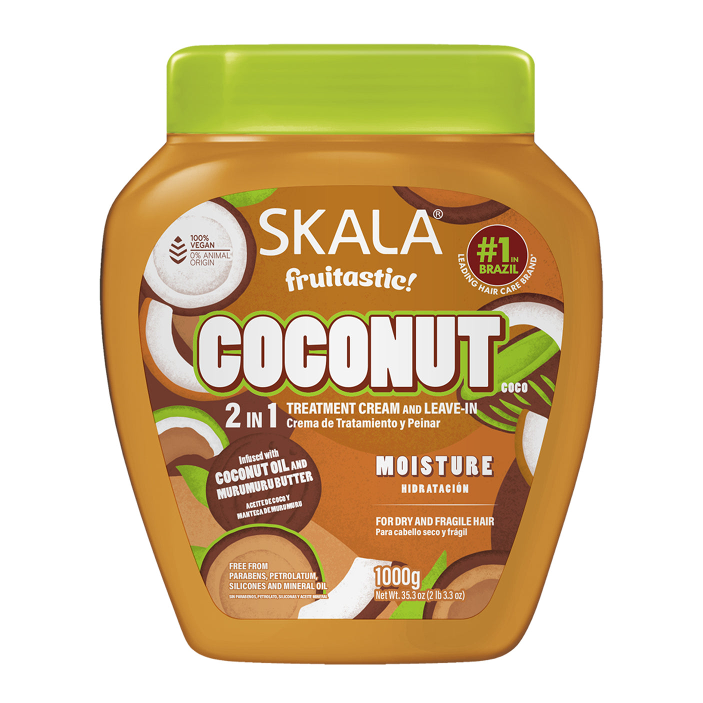 Skala Fruitastic Coconut 2 In 1 Hair Moisture Treatment Cream - 1000g