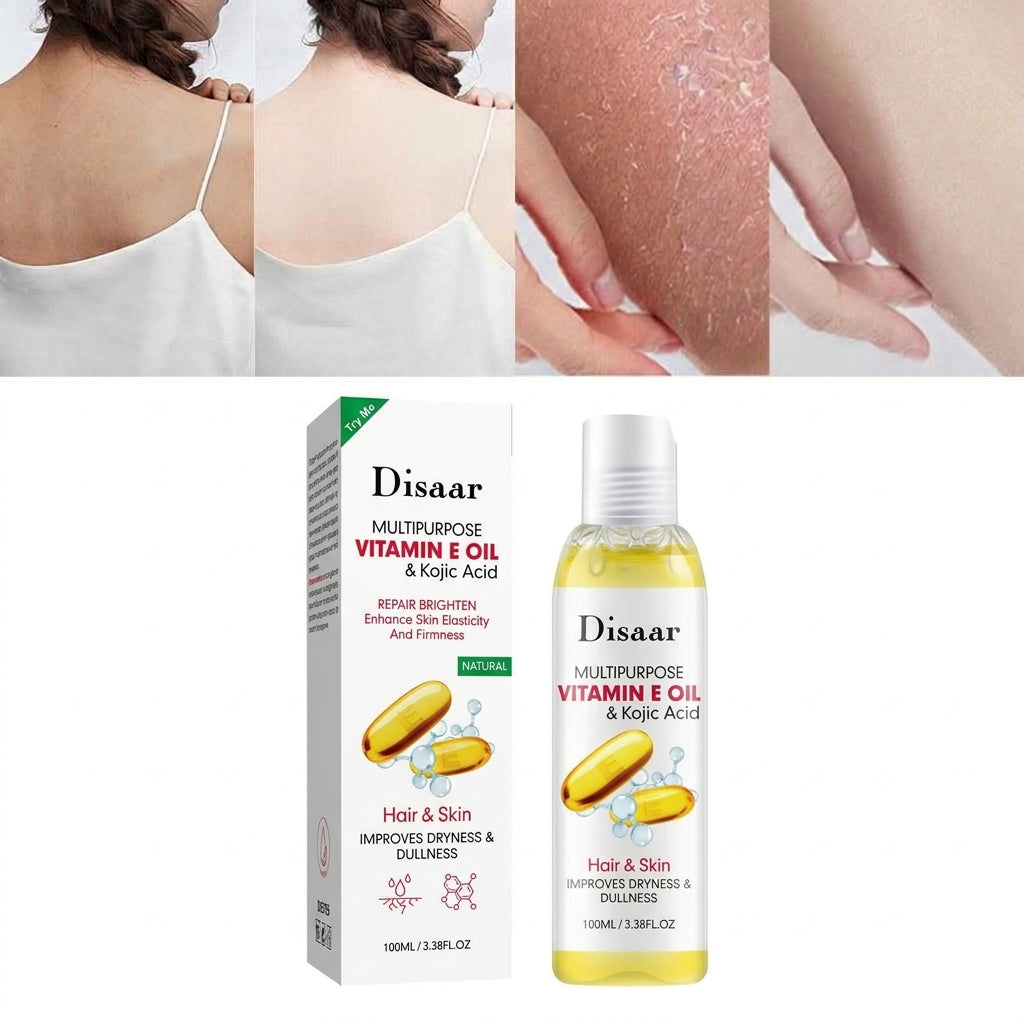 Disaar Multipurpose Vitamin E Oil For Hair & Skin - 100ml