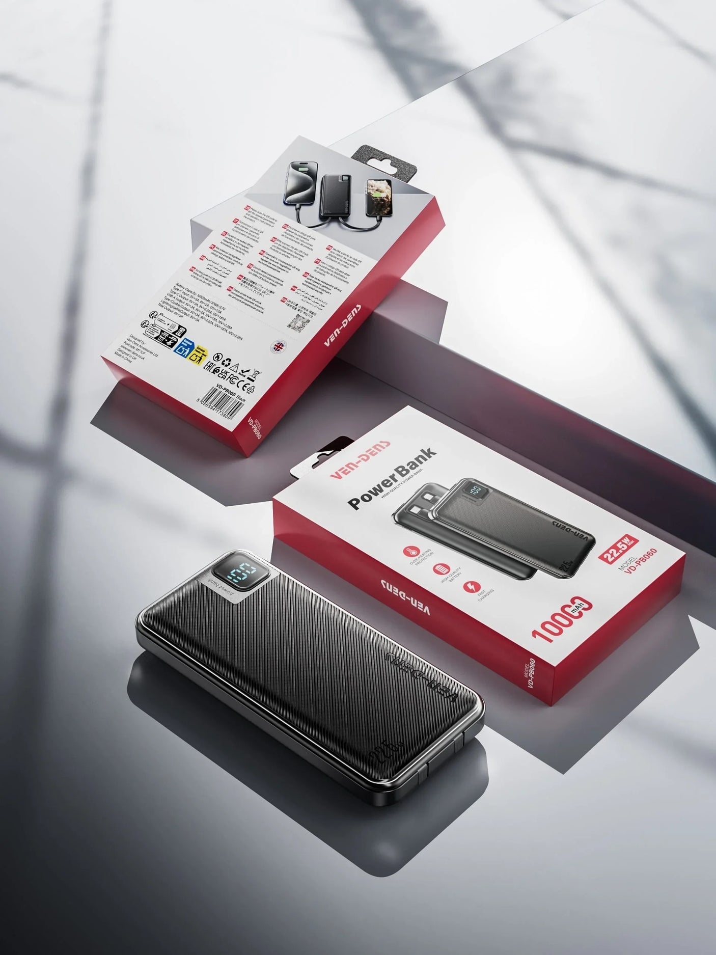 VEN-DENS 22.5W Power Bank 10000mAh VD-PB060