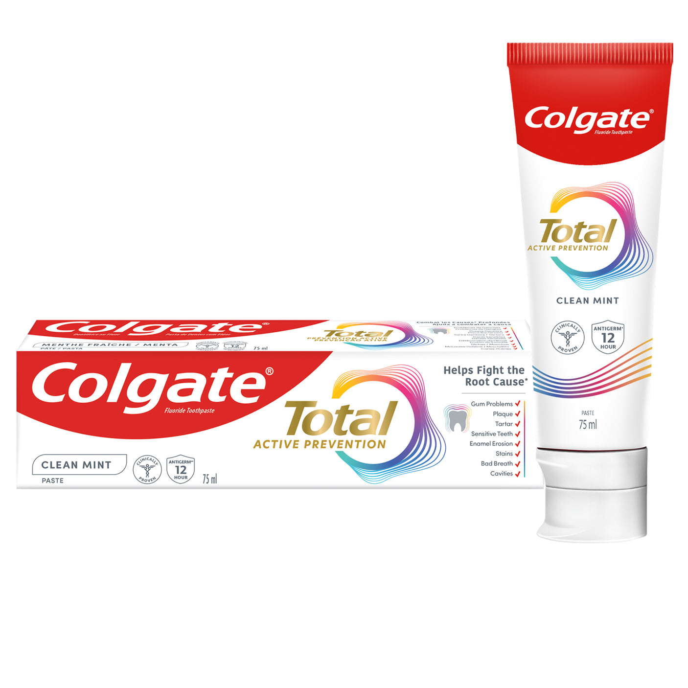 Colgate Total Active Protection Clean Mint Toothpaste - 75ml