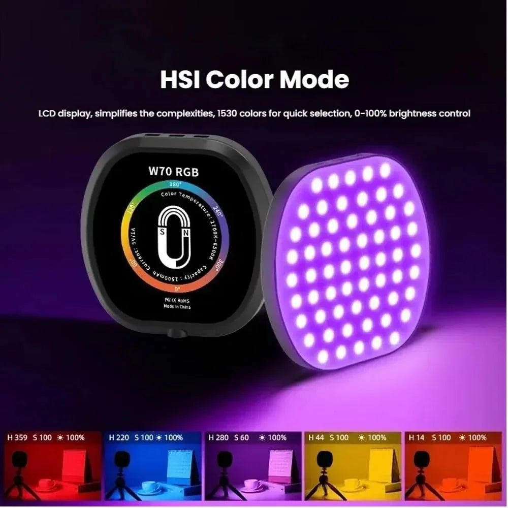 Magsafe Magnetic Selfie Light - W70 RGB