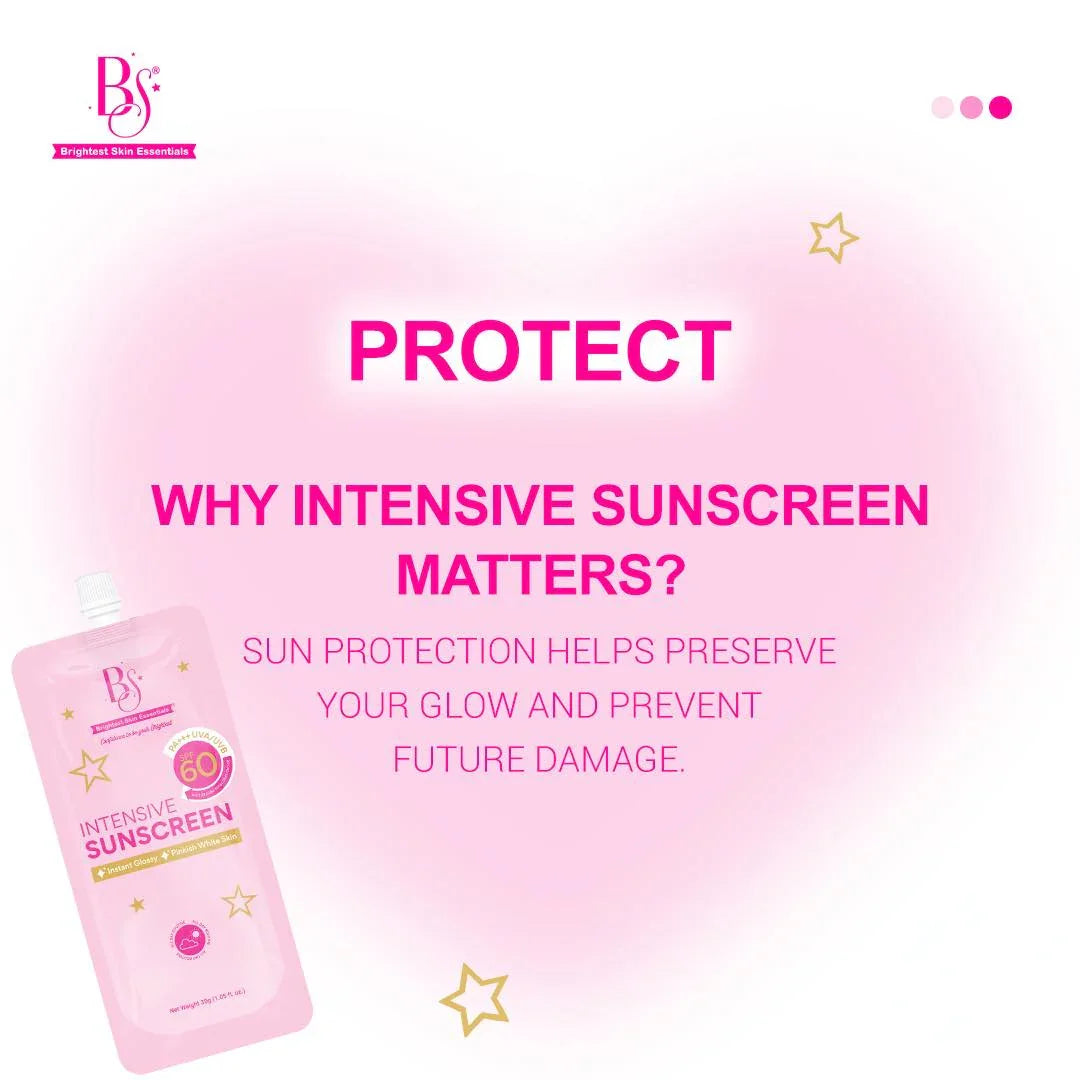 بي إس واقي شمسي مكثف بعامل حماية من الشمس SPF60 - 30 جم