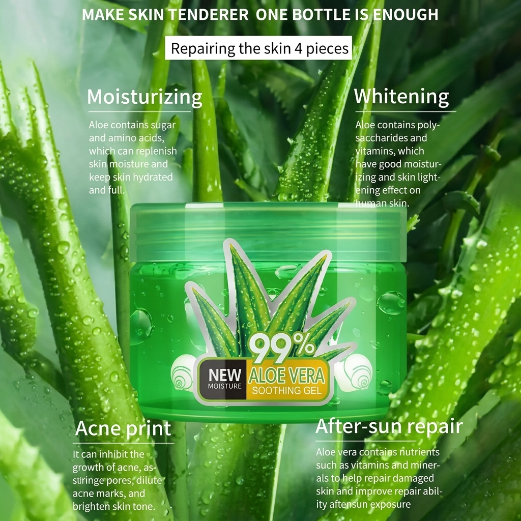 Pretty Cowry 99% Aloe Vera Snail Soothing & Moisturizing Gel - 150ml