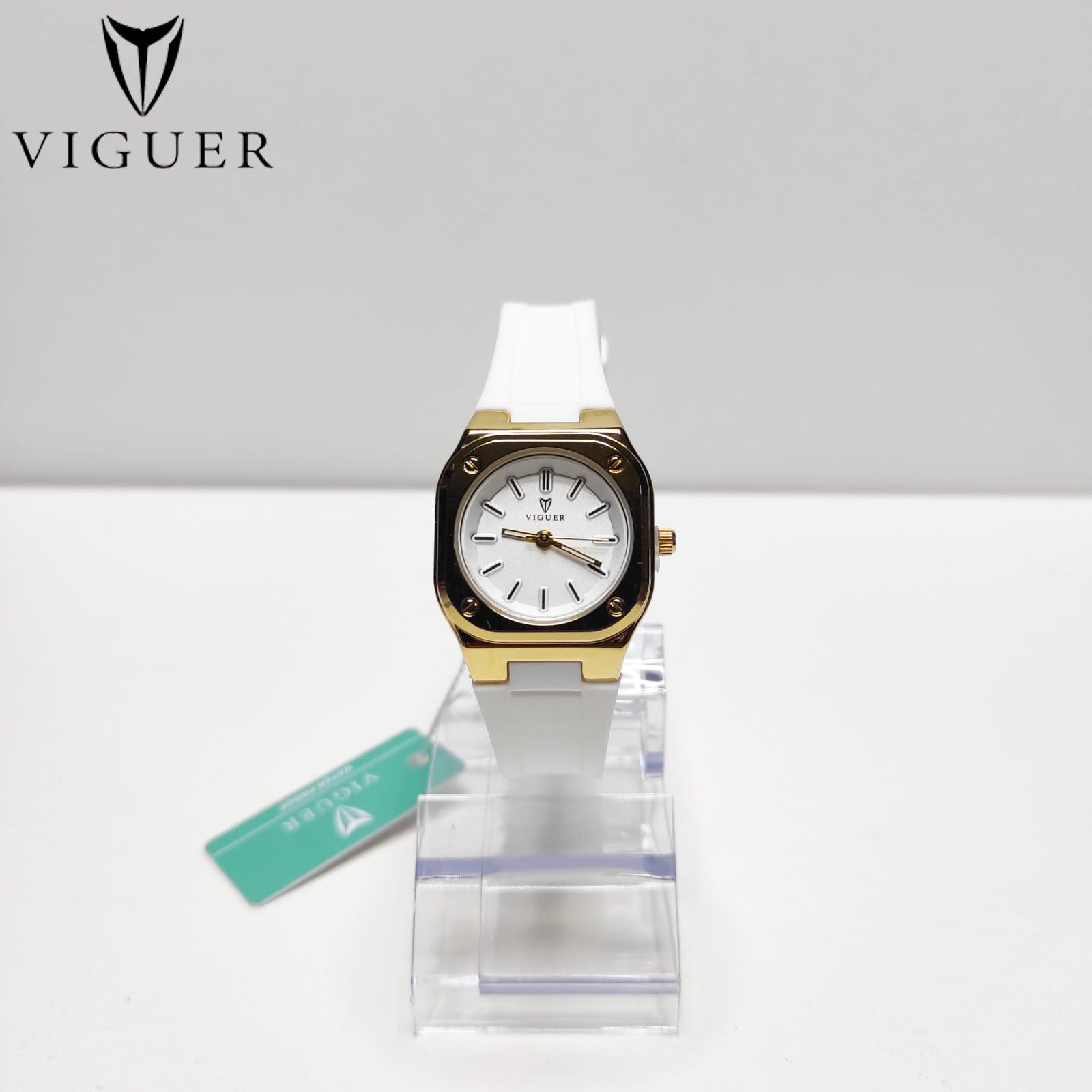 ساعة يد فيجور النسائية التناظرية المقاومة للماء - V1069L