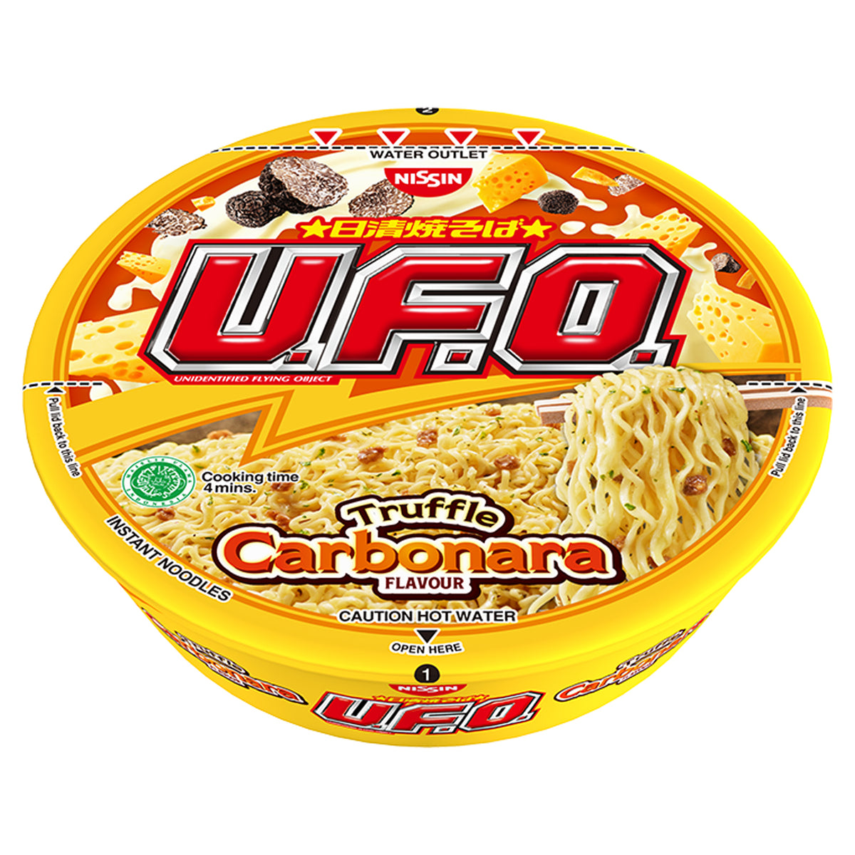 Nissin UFO Tuffle Carbonara Flavour Cup Noodles - 105g
