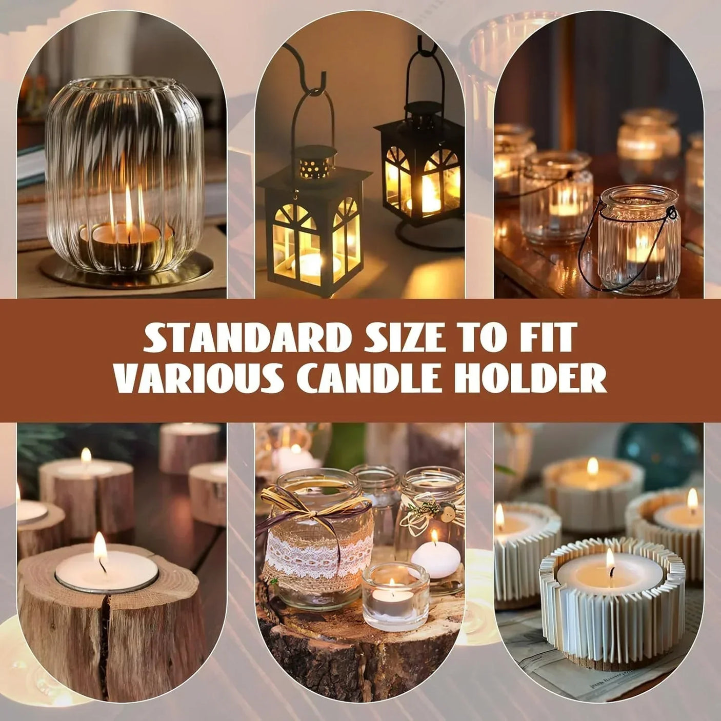 Tea Light Candles - 100 Pcs Set (Small)
