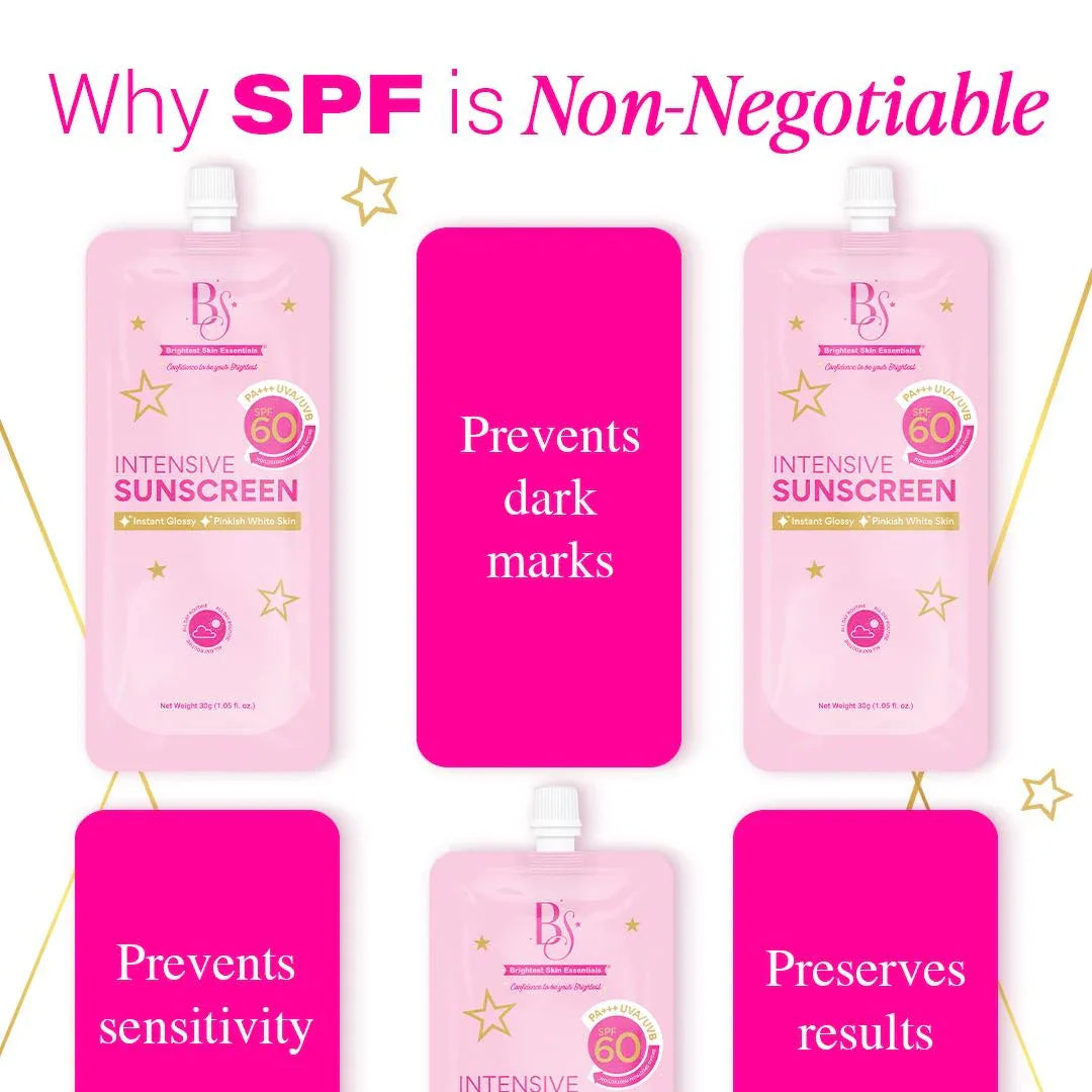 بي إس واقي شمسي مكثف بعامل حماية من الشمس SPF60 - 30 جم