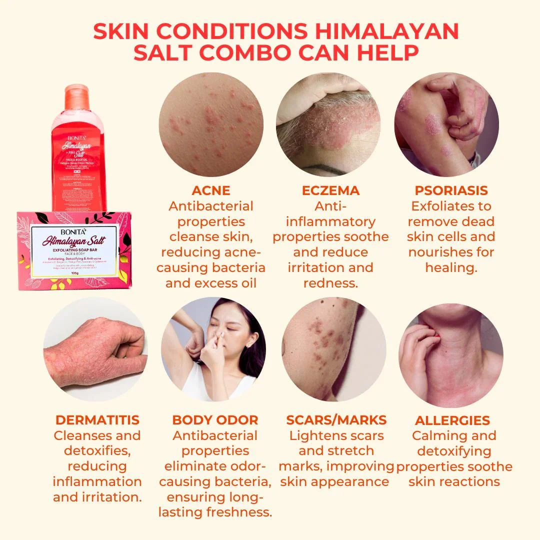 Bonita Himalayan Pink Salt Exfoliating Soap - 80g