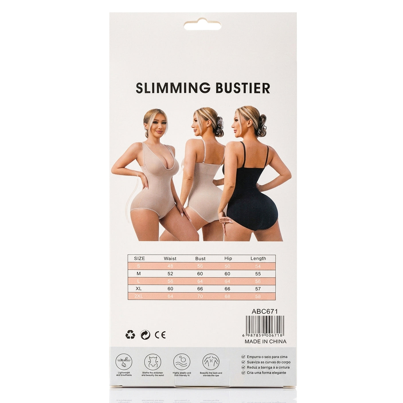High Waisted Tummy Control Shapewear Seamless Comfort - ABC671