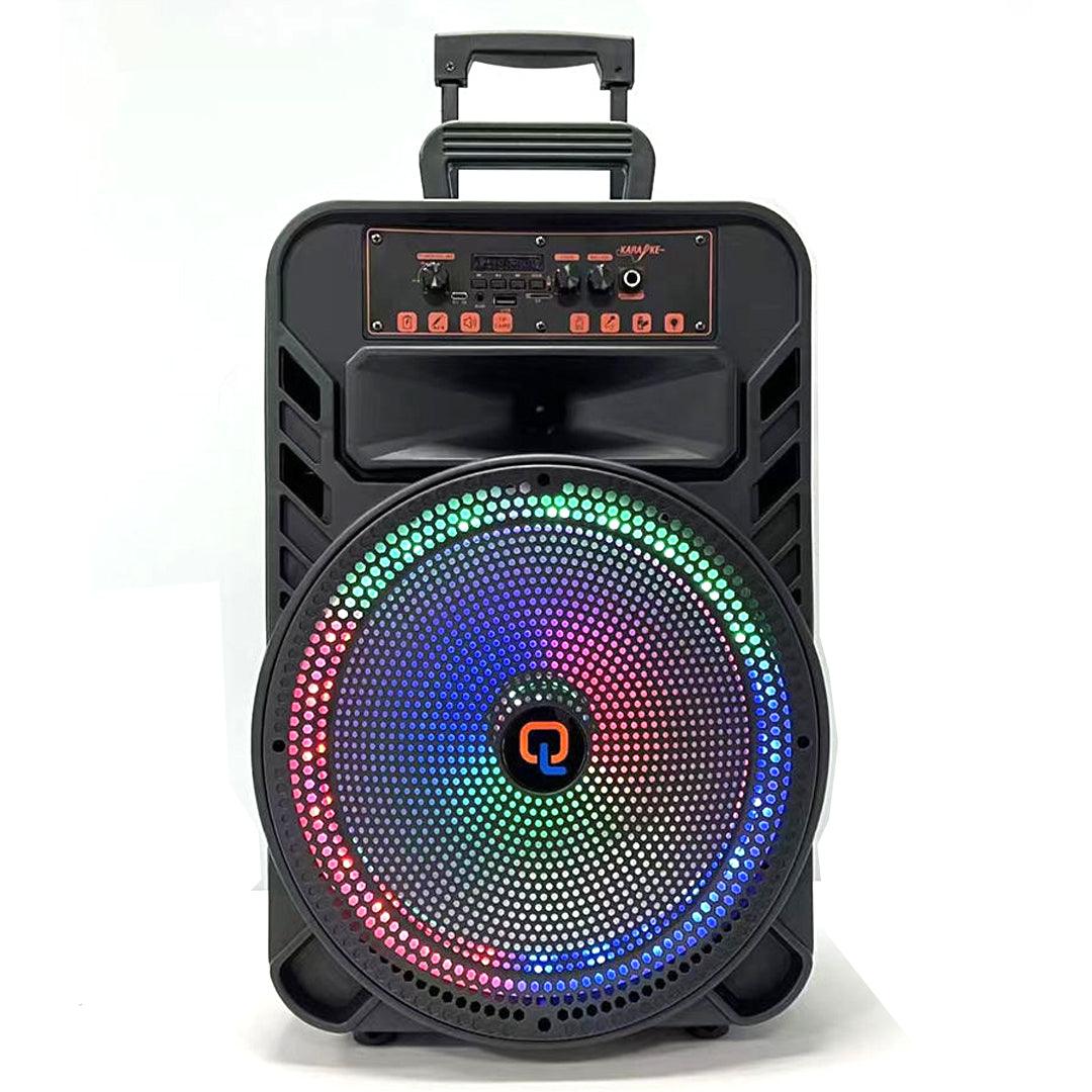 QL 2000W Stereo Wireless Portable Speaker 12" With Mic QL-1205