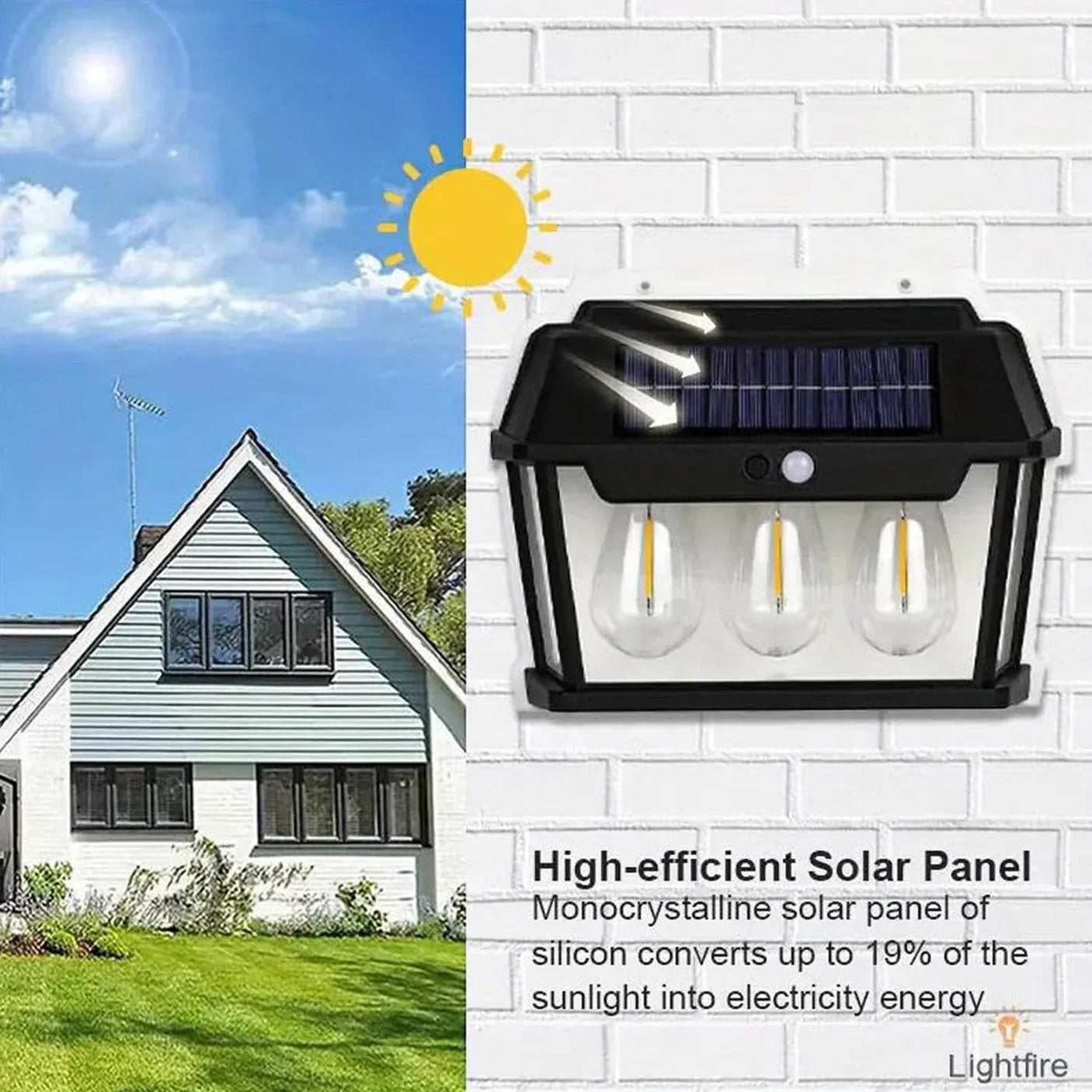 Solar Interaction 3BULB Wall Lamp BK-888-3