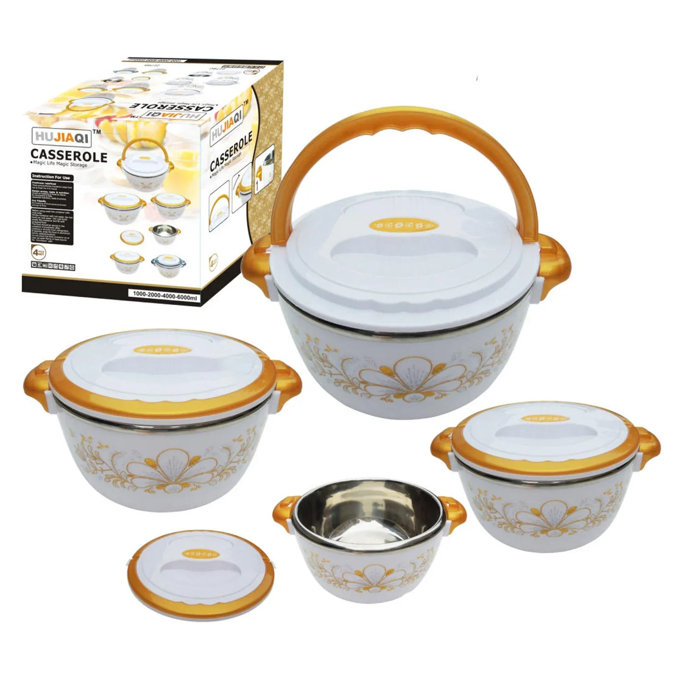 Kitchen Set Thermos Box Container Food Warmer - 4 Pcs Set