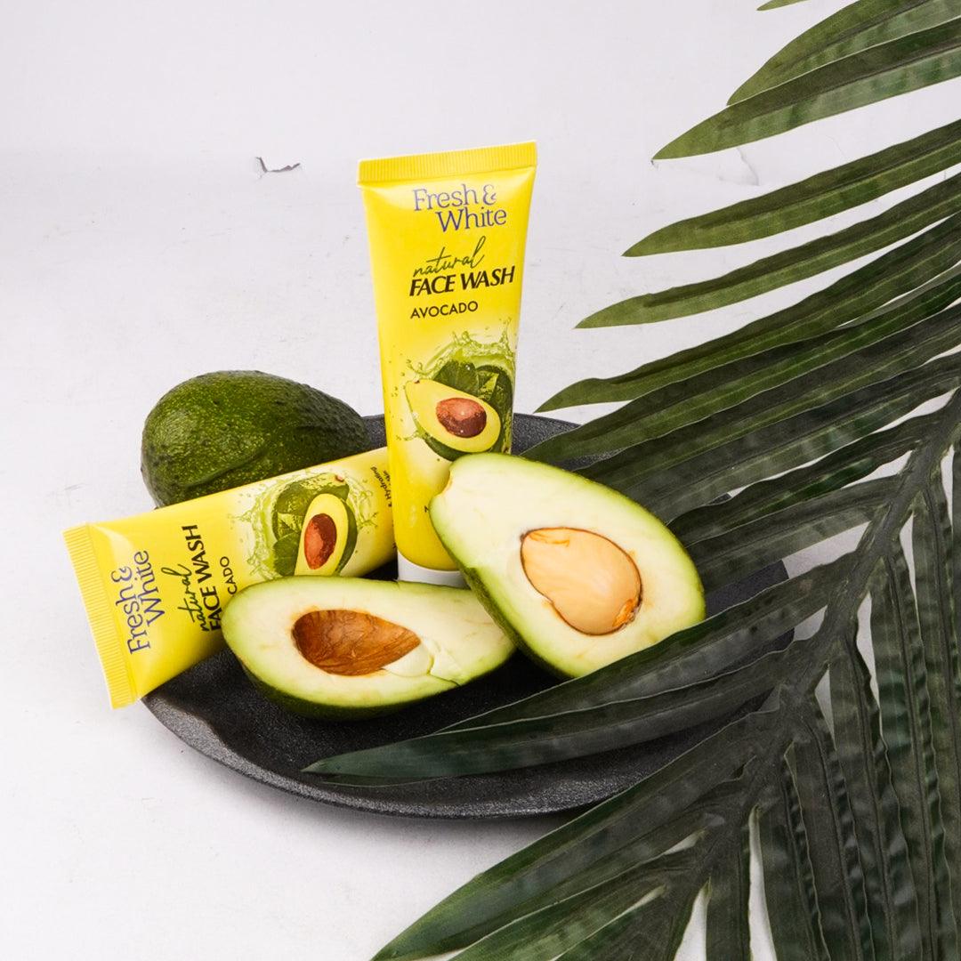 Fresh & White Natural Face Wash Avocado - 75ml
