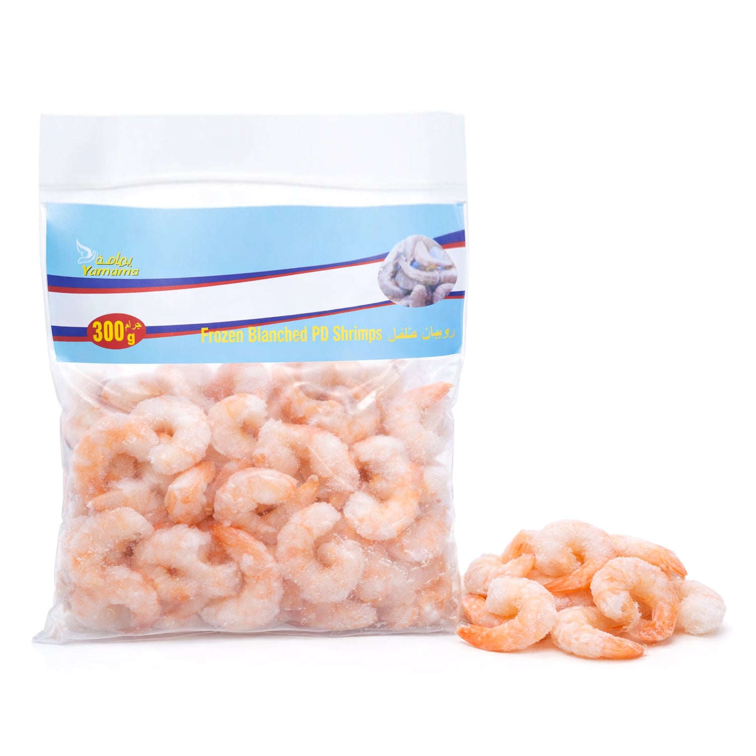 Yamama Frozen Blanched PD Shrimp - 300g (M)