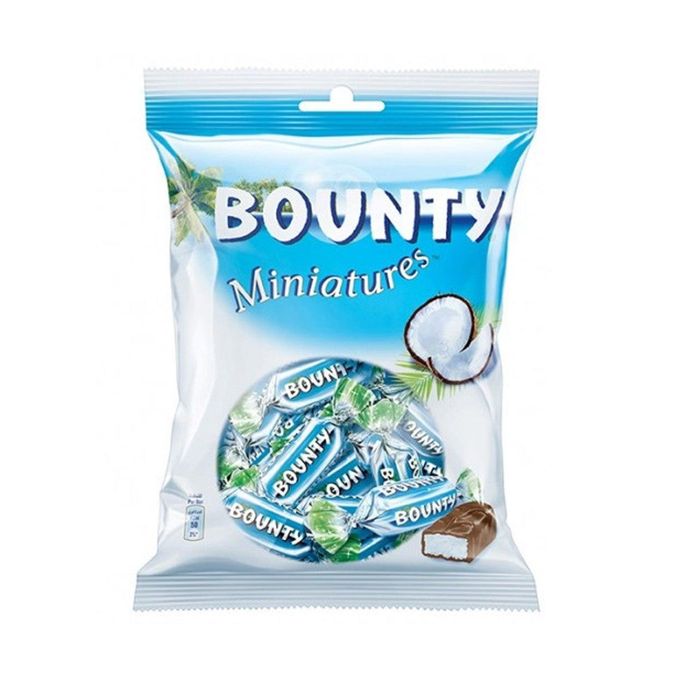 Bounty Miniatures Milk Chocolate Mini Bars 150g