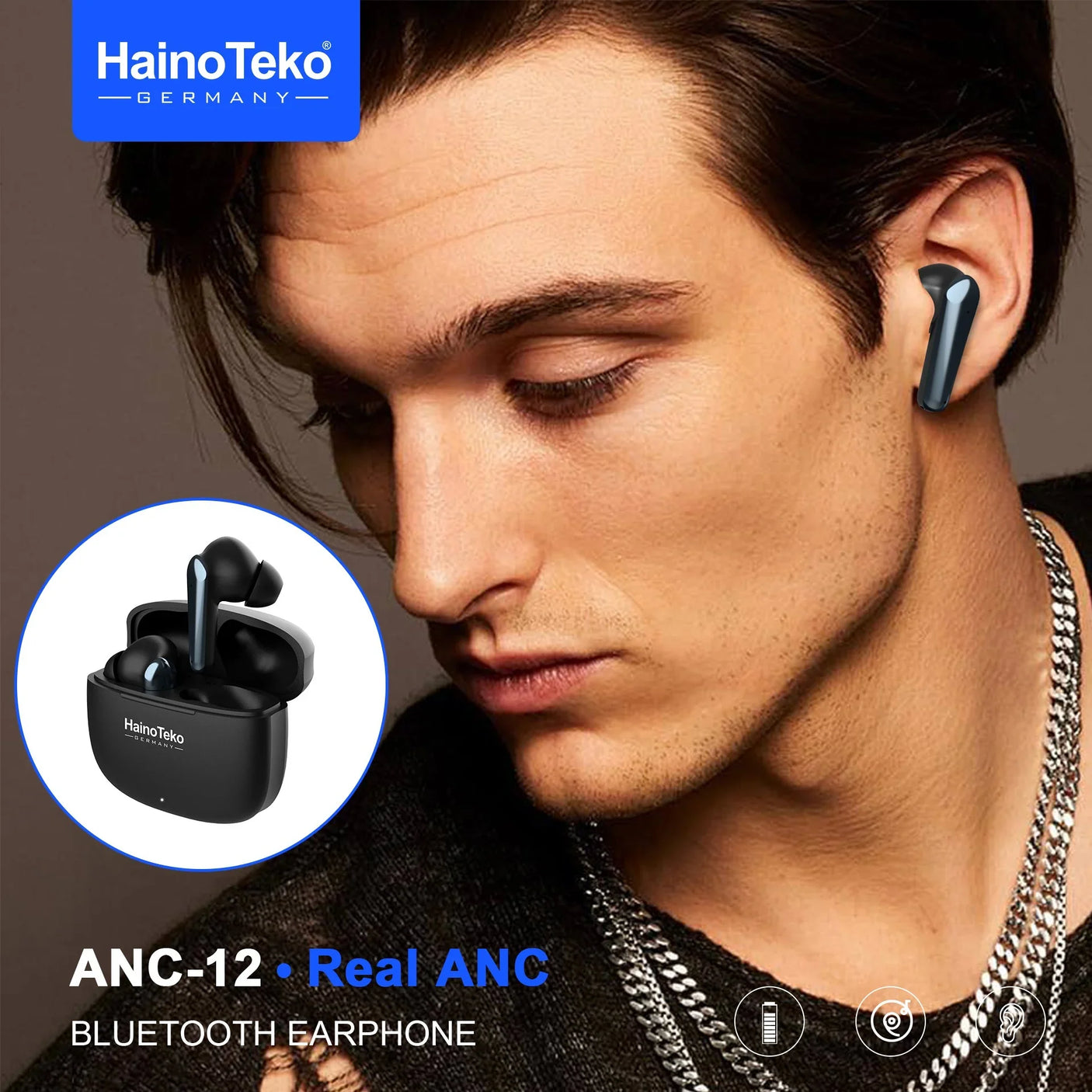 سماعات أذن Haino Teko Germany Real ANC ANC-12