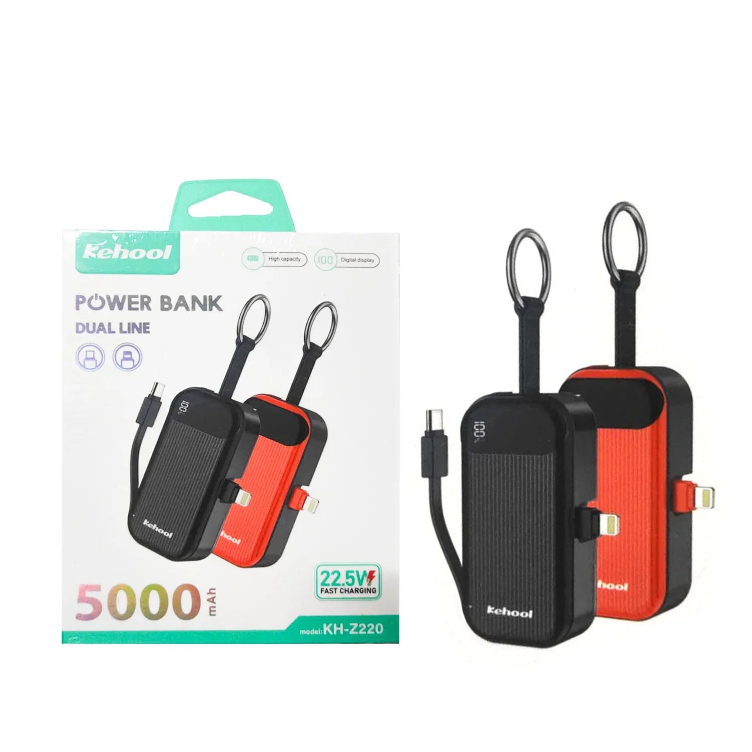 Kehool Dual Line 22.5V Fast Charging Power Bank 5000mAh KH-Z220