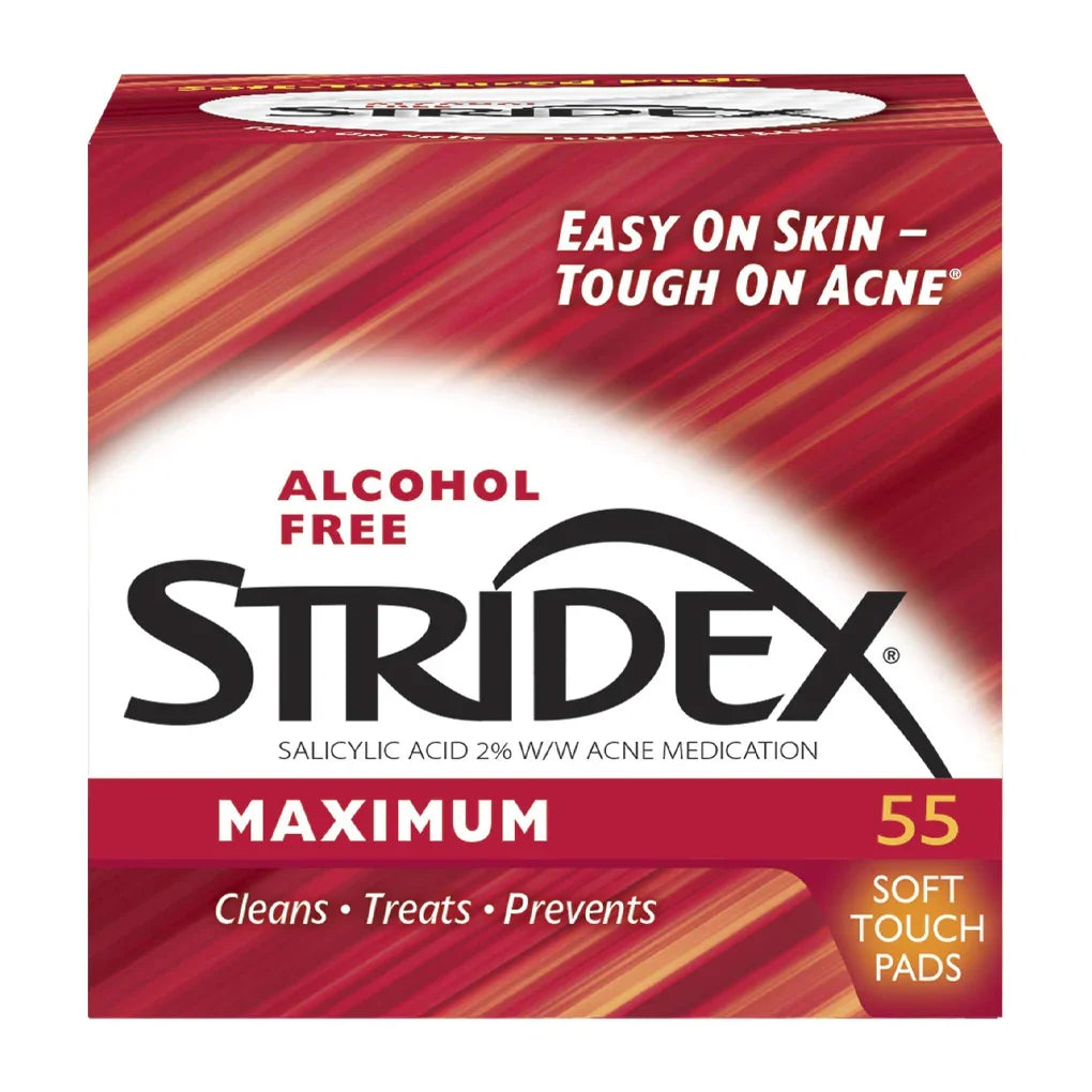 Stridex Alcohol Free Soft Touch Pads - 55s