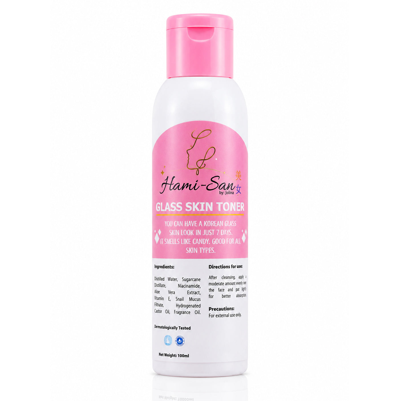 Hami-San Glass Skin Toner - 100ml