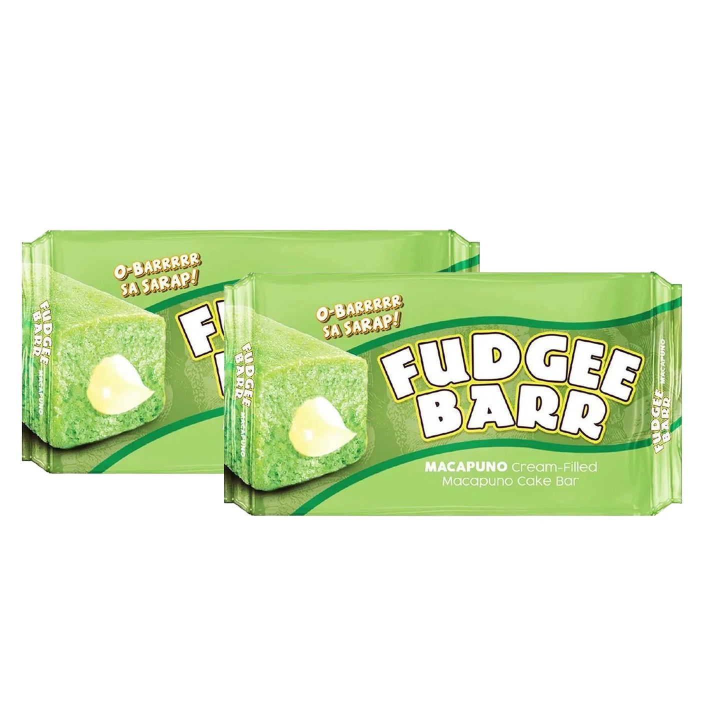 Fudgee Barr Macapuno Cake Bar Pack of - 10 x 39g (2 Pcs)