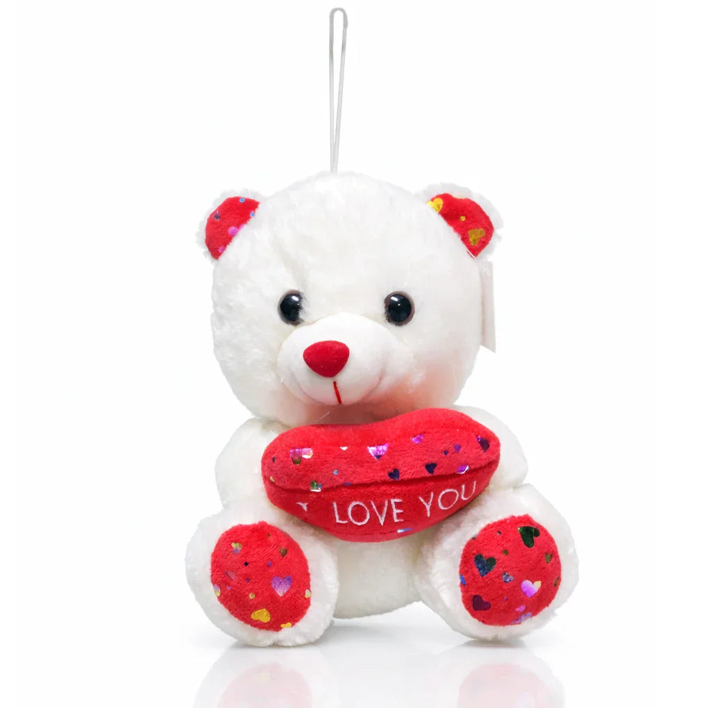 Soft Stuffed Plush Teddy Bear With Love Heart - 10CM × 20CM