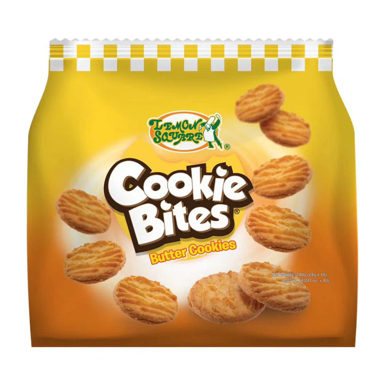 Lemon Square Butter Cookie Bites - 24g x 10's