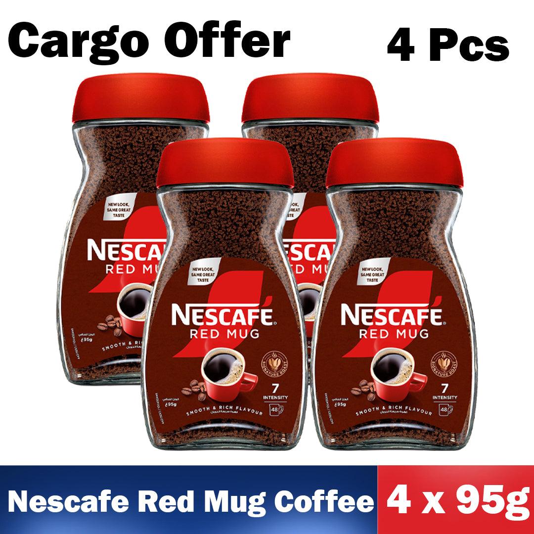 Nescafe Red Mug Coffee 95g × 4 Pcs (Offer)