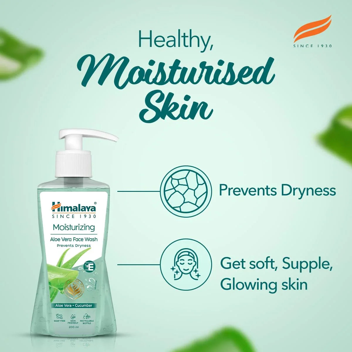 Himalaya Moisturizing Aloe Vera Face Wash - 200ml