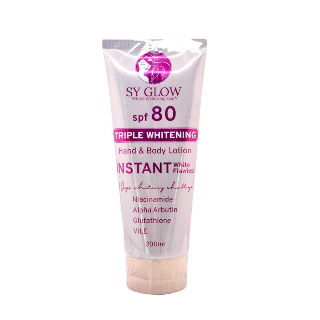 SY Glow Triple Brightening Hand & Body Lotion SPF 80 - 200ml