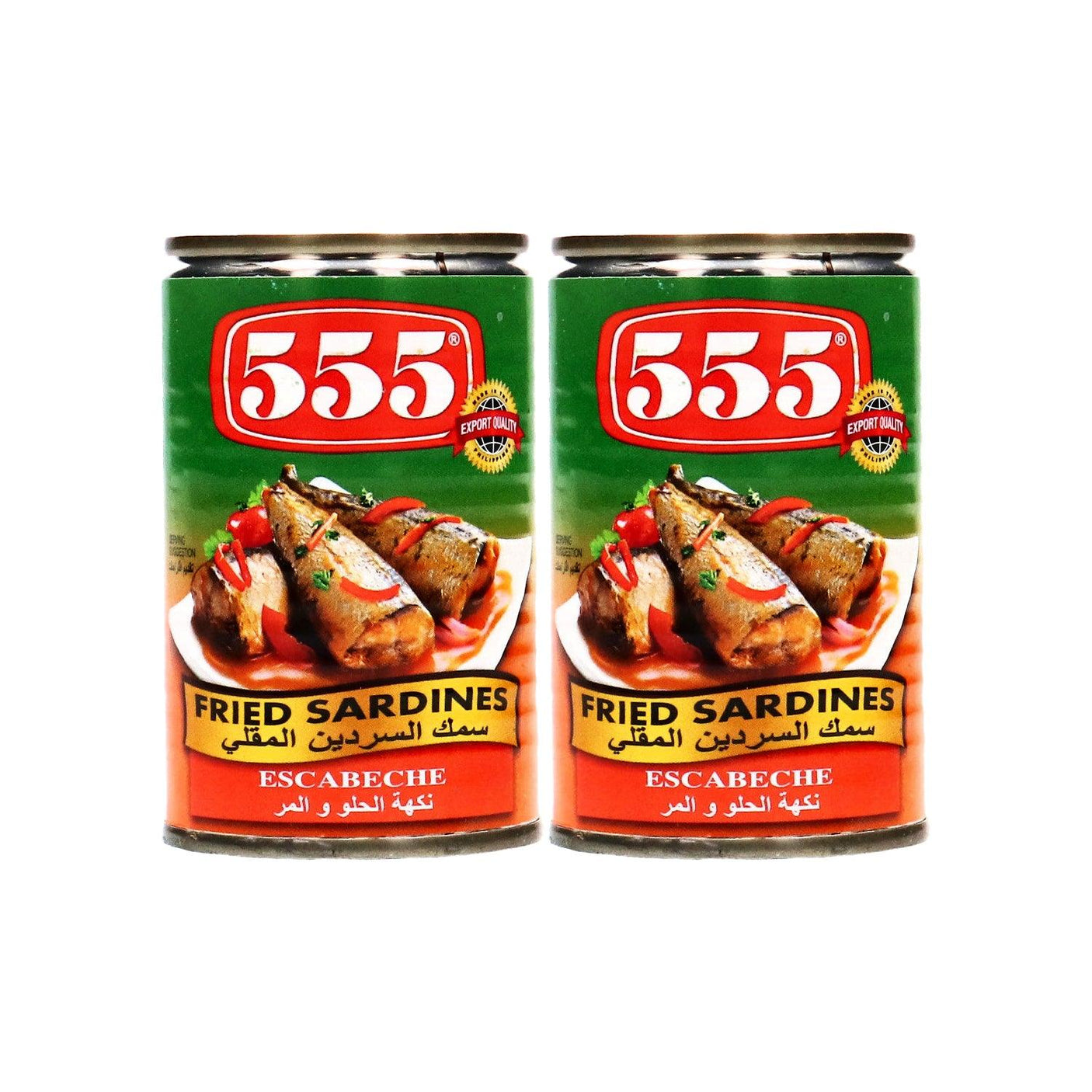 555 Fried Sardines Escabeche 155g × 2 Pcs (Offer)