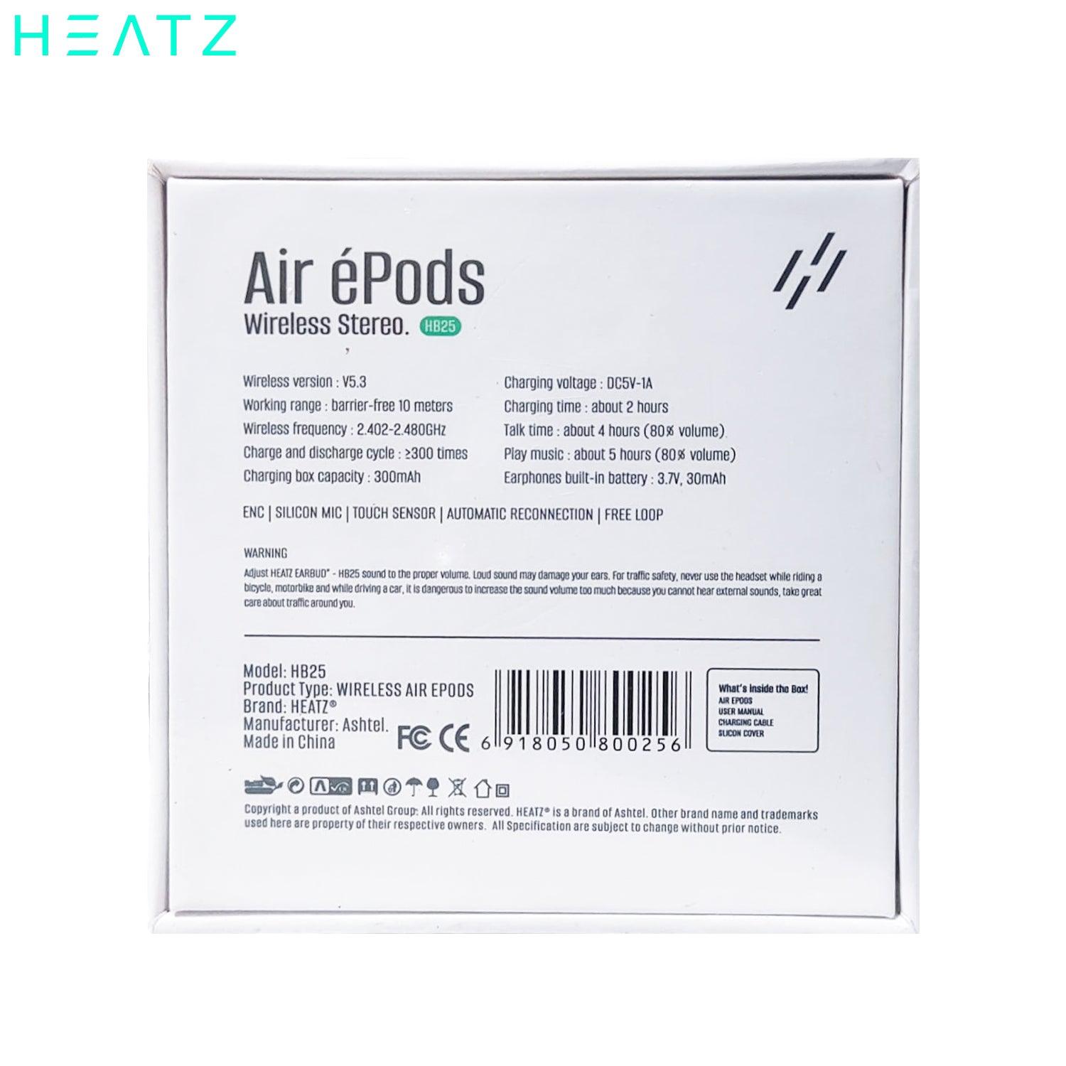 HEATZ Wireless Stereo Air ePods TWS- HB25