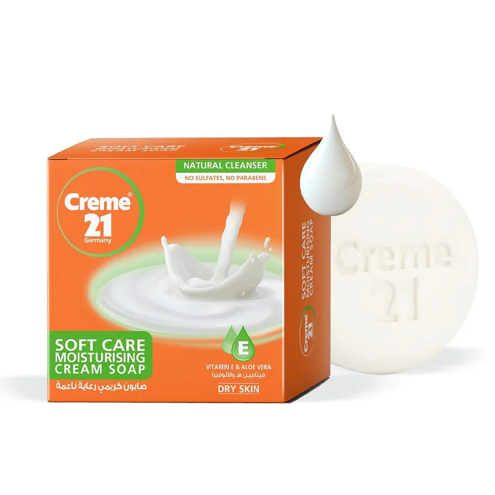 Creme 21 Soap Soft Care Moisturizing 4 x 125g