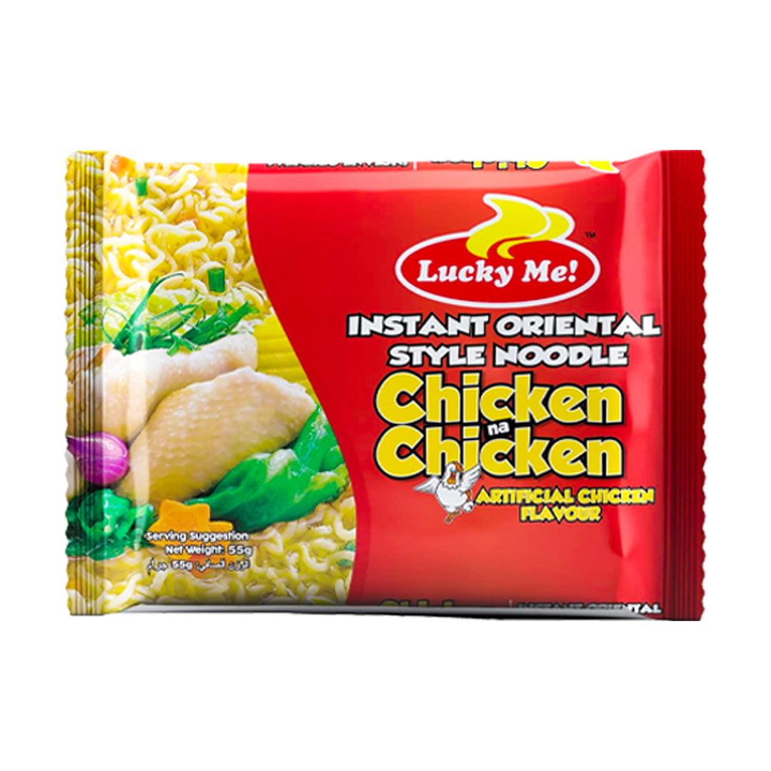 Lucky Me Instant Noodles Chicken Flavour 55g Pack of 6 (1+1) Offer
