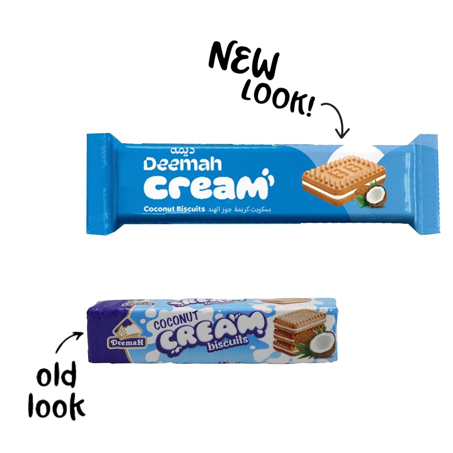 بسكويت بكريمة جوز الهند 90 جرام - ديمة