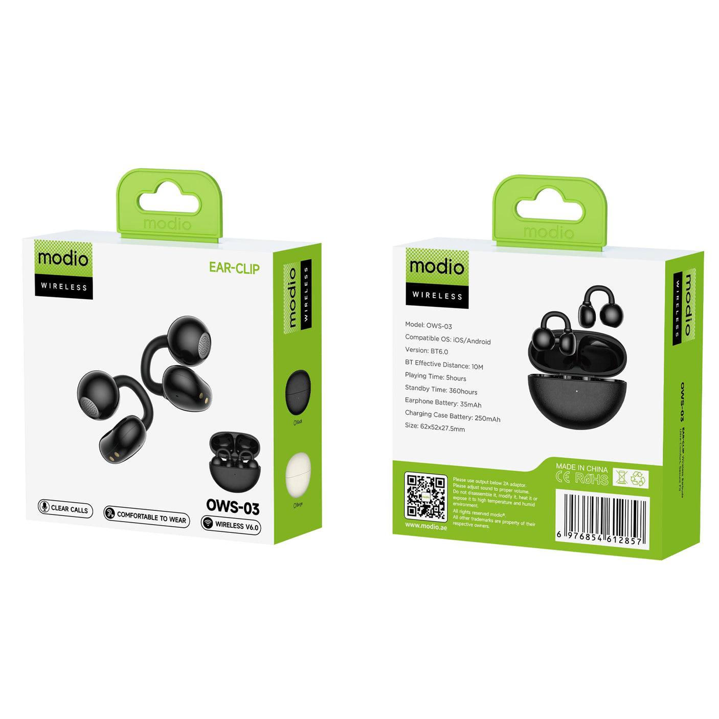 Modio Wireless Ear Clip OWS-03