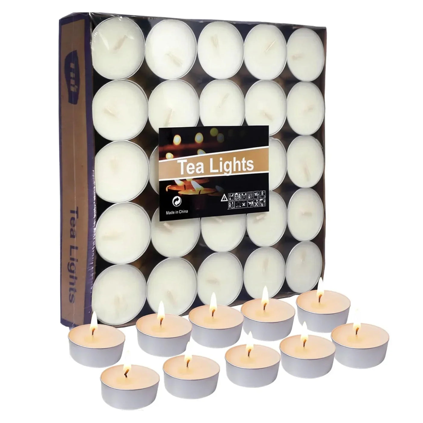 Tea Light Candles - 100 Pcs Set (Small)