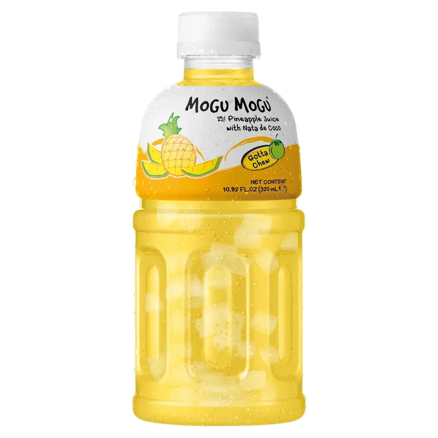 Mogu Mogu Pineapple Juice with Nata de Coco - 320ml