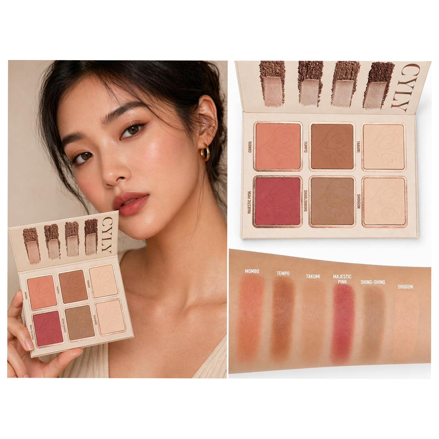 CYLY 54 Colors Multi-Functional Makeup Palette Book - CY002B