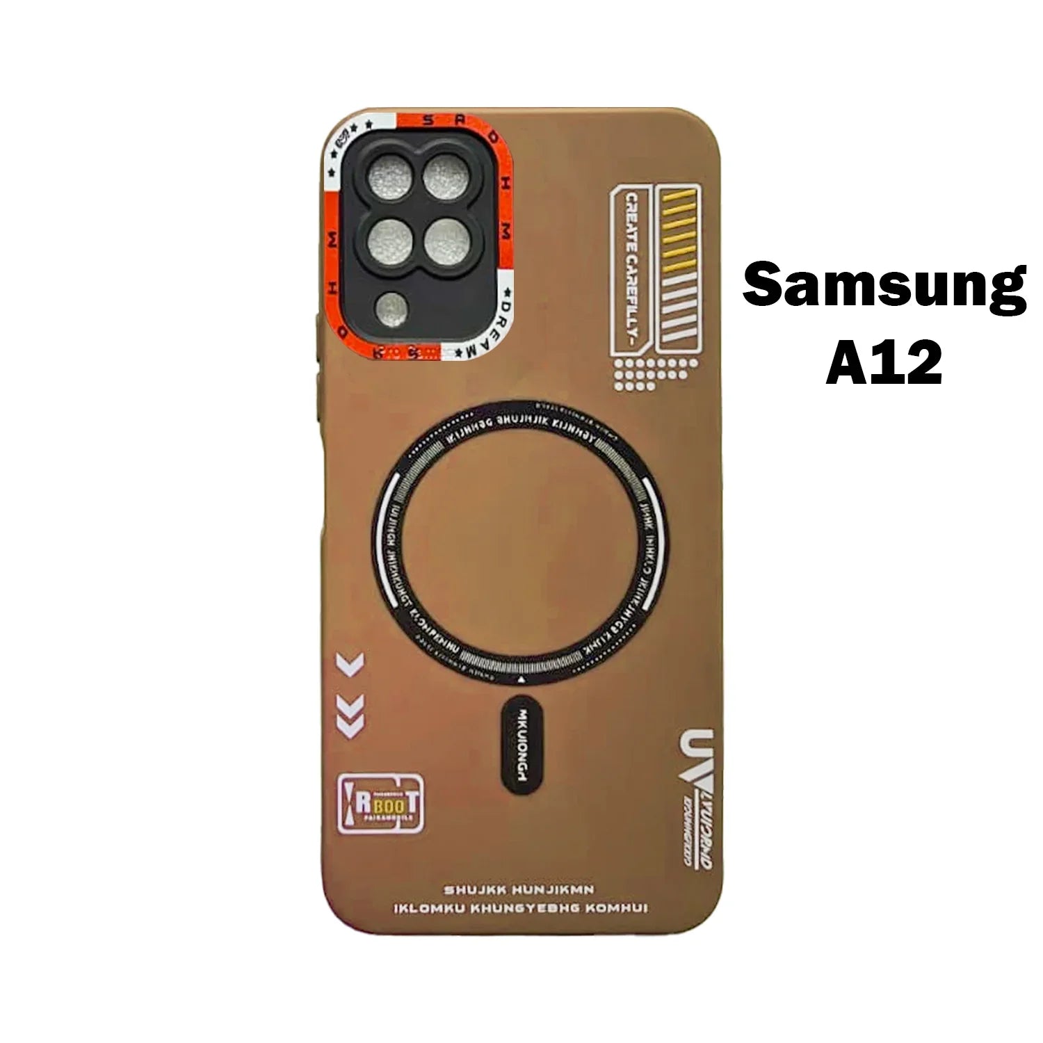 Samsung A12 Root Text High Quality Fashion Case