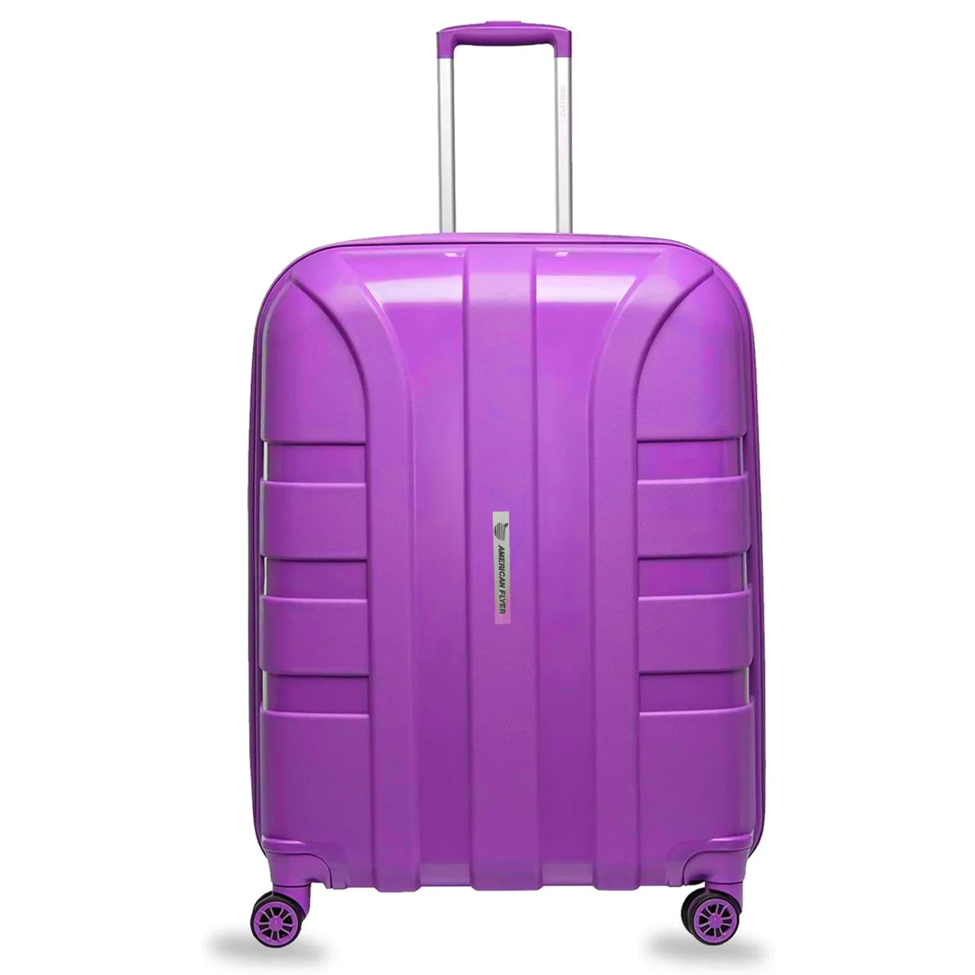 American Flyer Luggage Bag 28 Inch Check-in Luggage Trolly - Purple