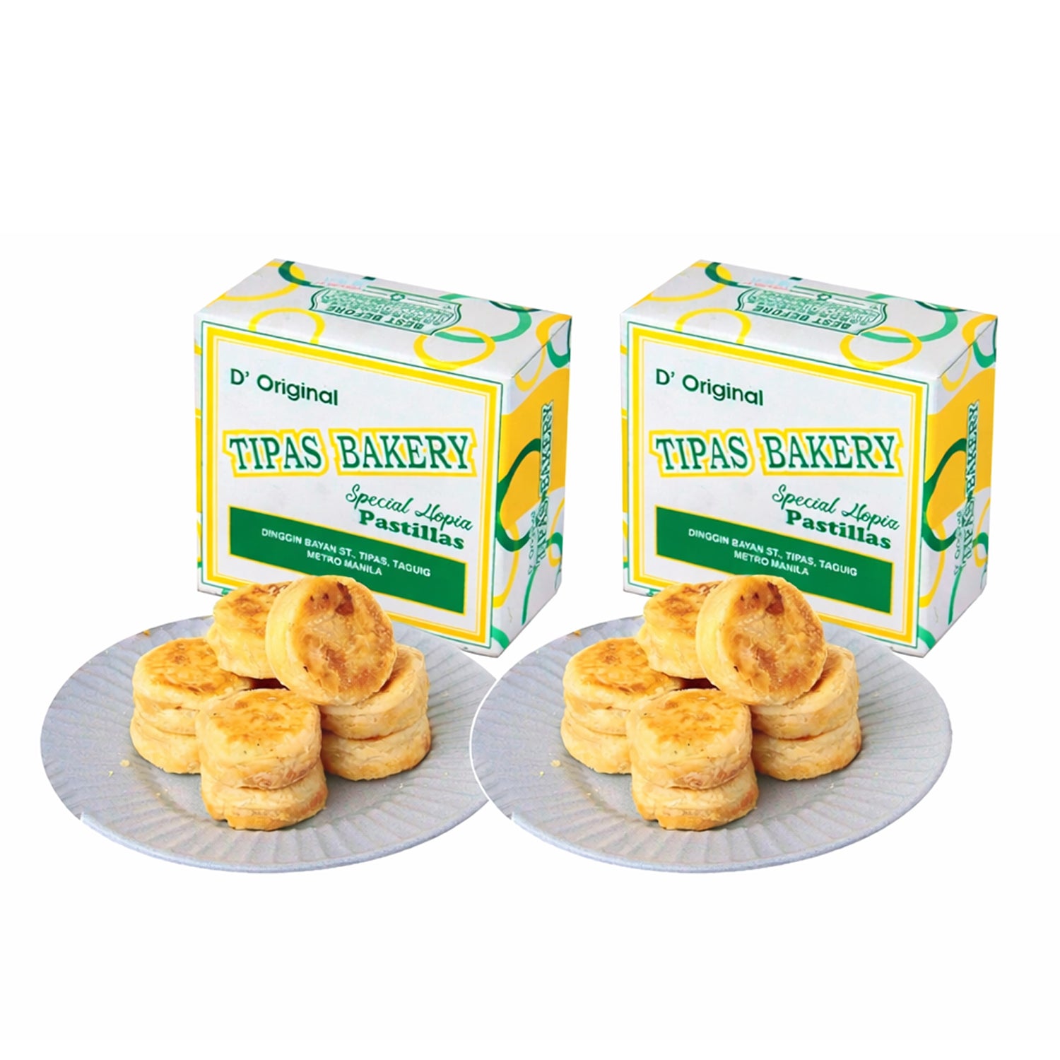 D' Original Tipas Hopia Pastillas (Frozen) - 450g × 2 Pcs (Offer)