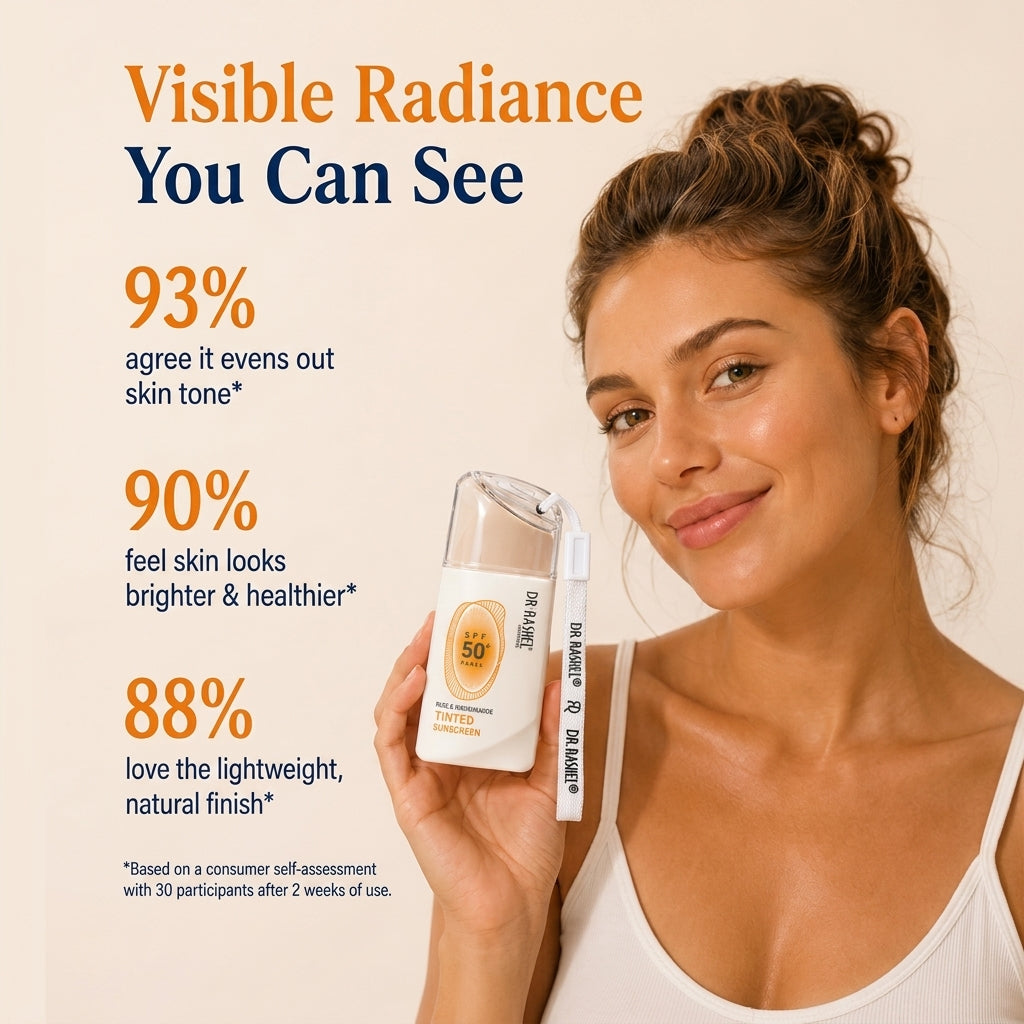 Dr.Rashel Rice & Niacinamide Tinted Sunscreen SPF 50 PA+++ - 50g