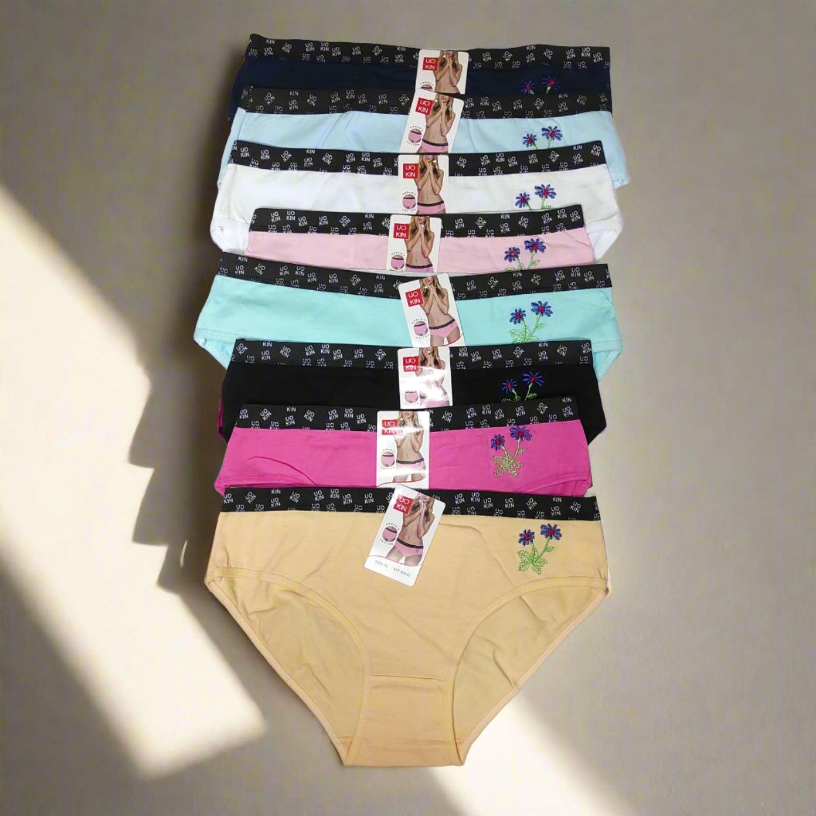 Uokin Organic Cotton Panty 3Pcs Assorted - A3432