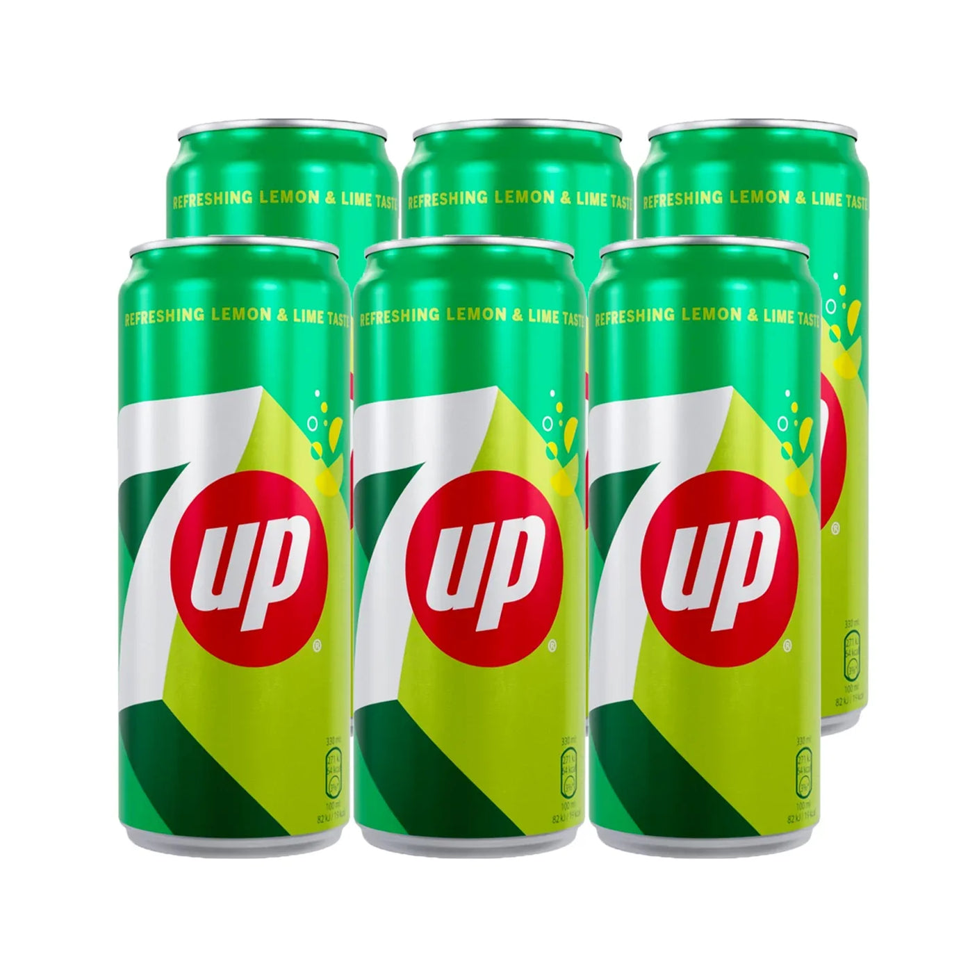 7UP Carbonated Soft Drink Cans - 250ml (5+1) Offer