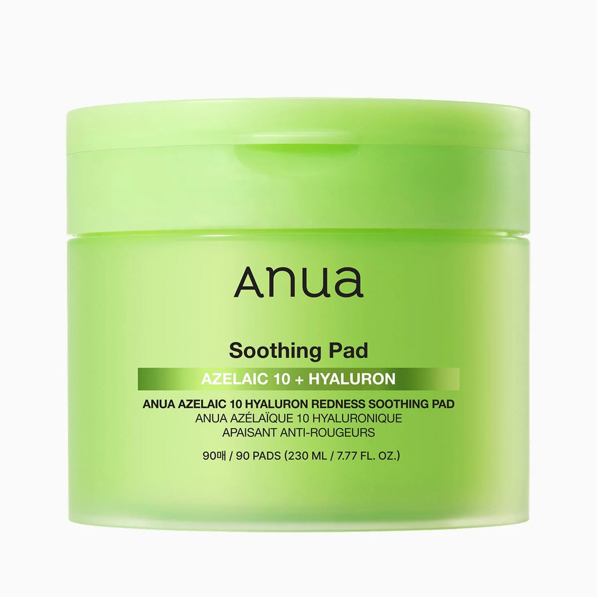 Anua Azelaic 10 Hyaluron Redness Soothing Pad - 90 Pads (230ml)