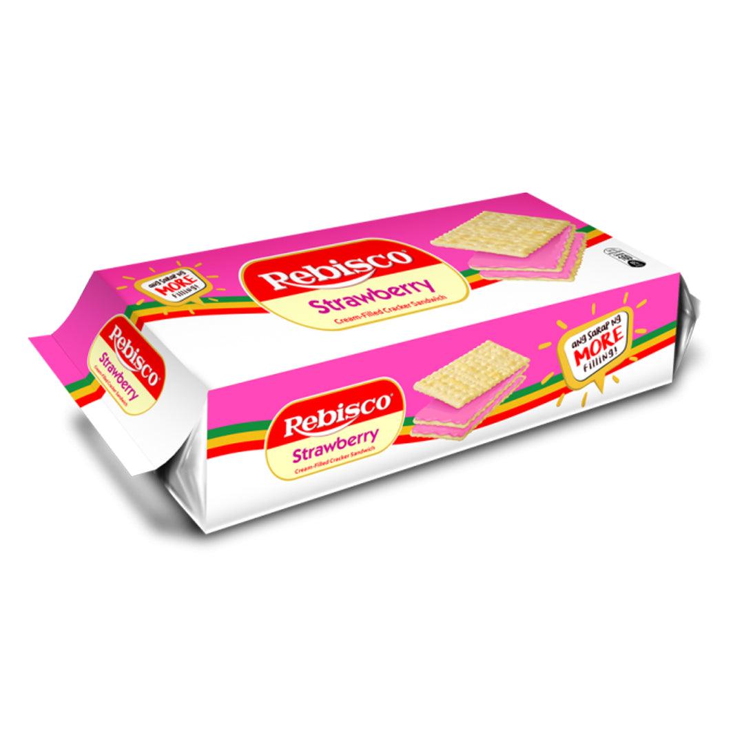 Rebisco Strawberry Filled Cracker Sandwich - 10 x 32g (320g)