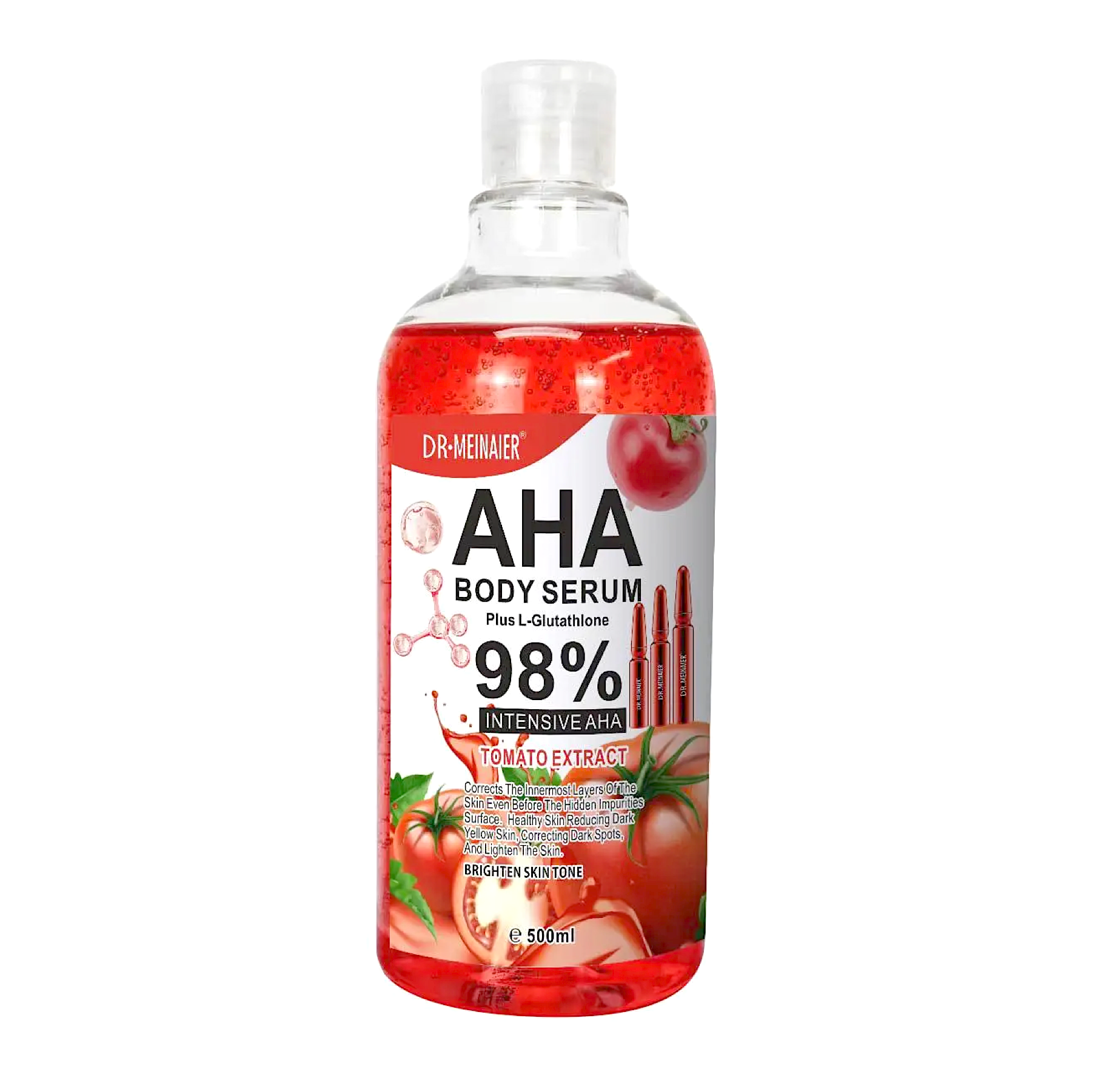 Dr.Meinaier 98% Intensive AHA Body Serum Tomato Extract - 500ml