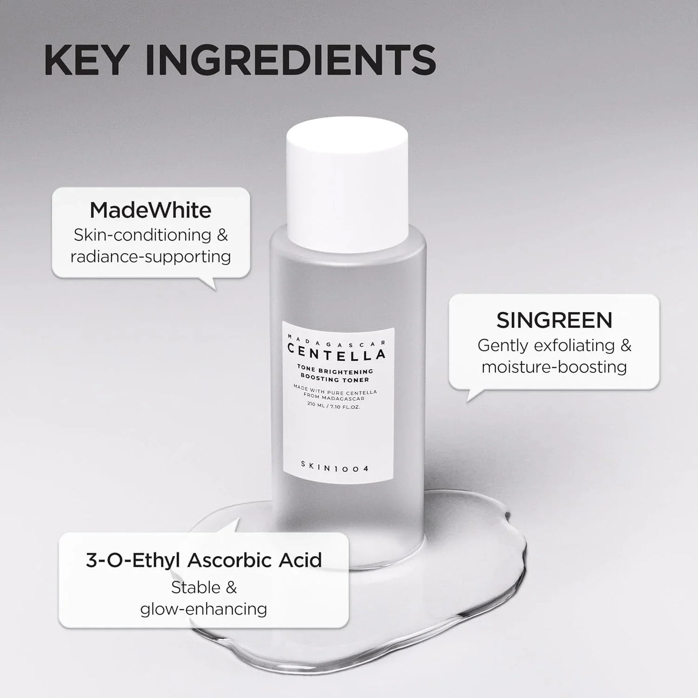 SKIN1004 Centella Tone Brightening Booster Toner - 210ml