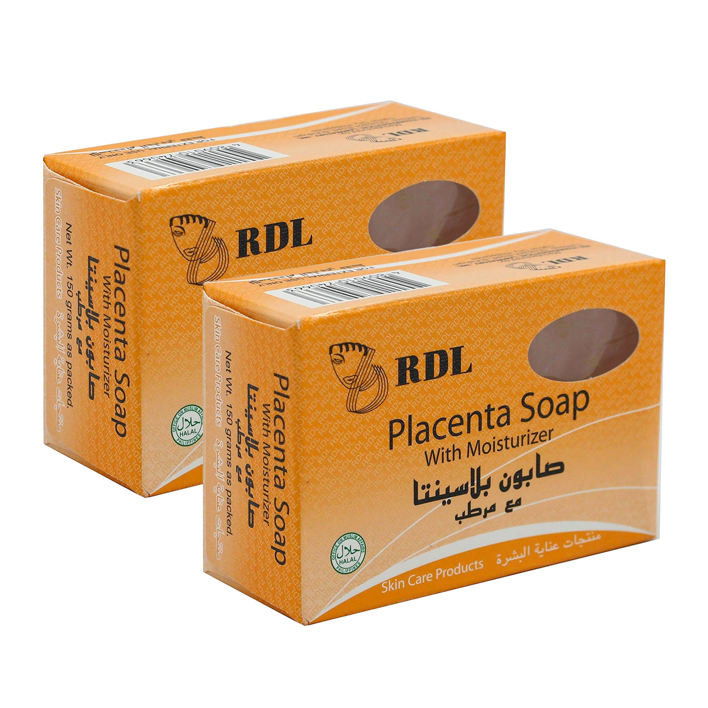 RDL Placenta Soap With Moisturizer For Body - 150g (1+1) Offer