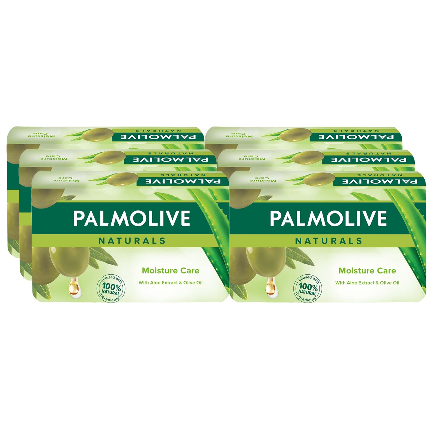 Palmolive Naturals Moisture Care Bar Soap - 6 × 150g